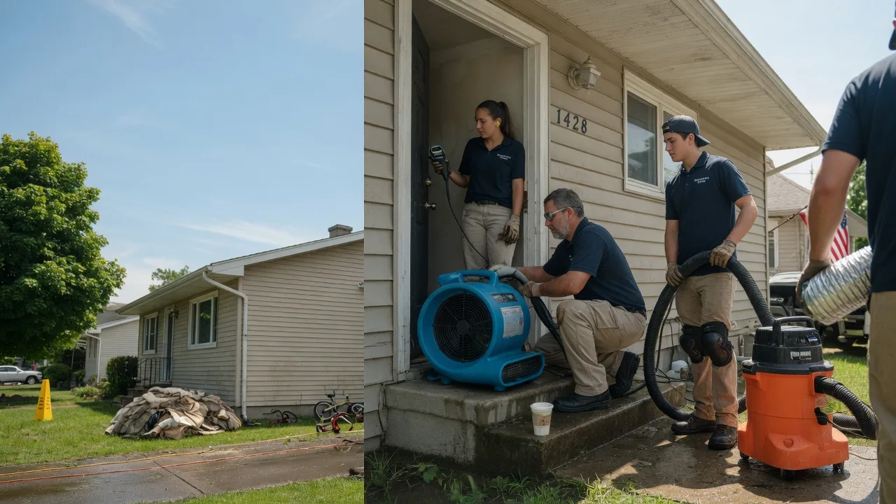 Water Damage Restoration in Shobonier, IL near me